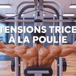 extensions triceps a la poulie machine homme musculation