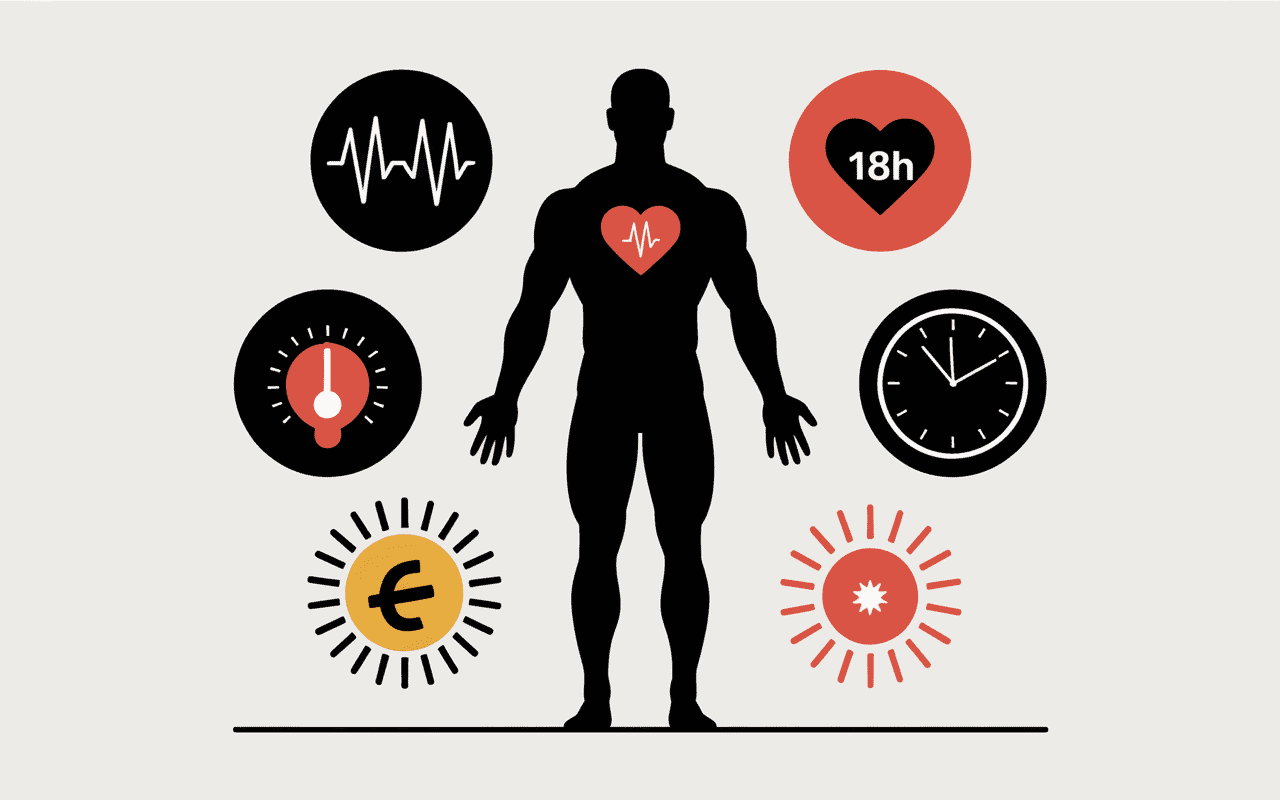 Faire du sport le soir performance silhouette énergie