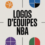 logo equipes nba moderne cercle boucliers