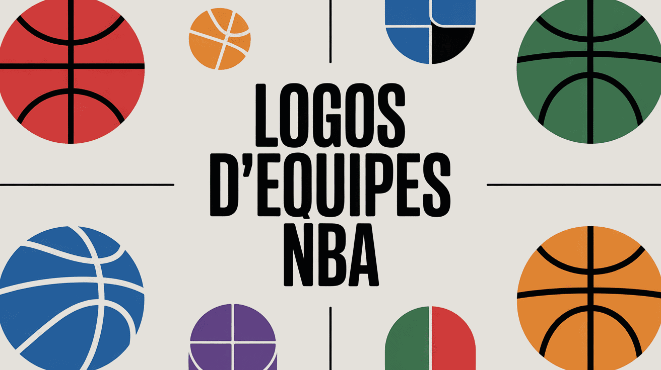 logo equipes nba moderne cercle boucliers