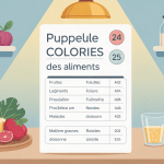 tableau des calories par aliment a imprimer support imprimable