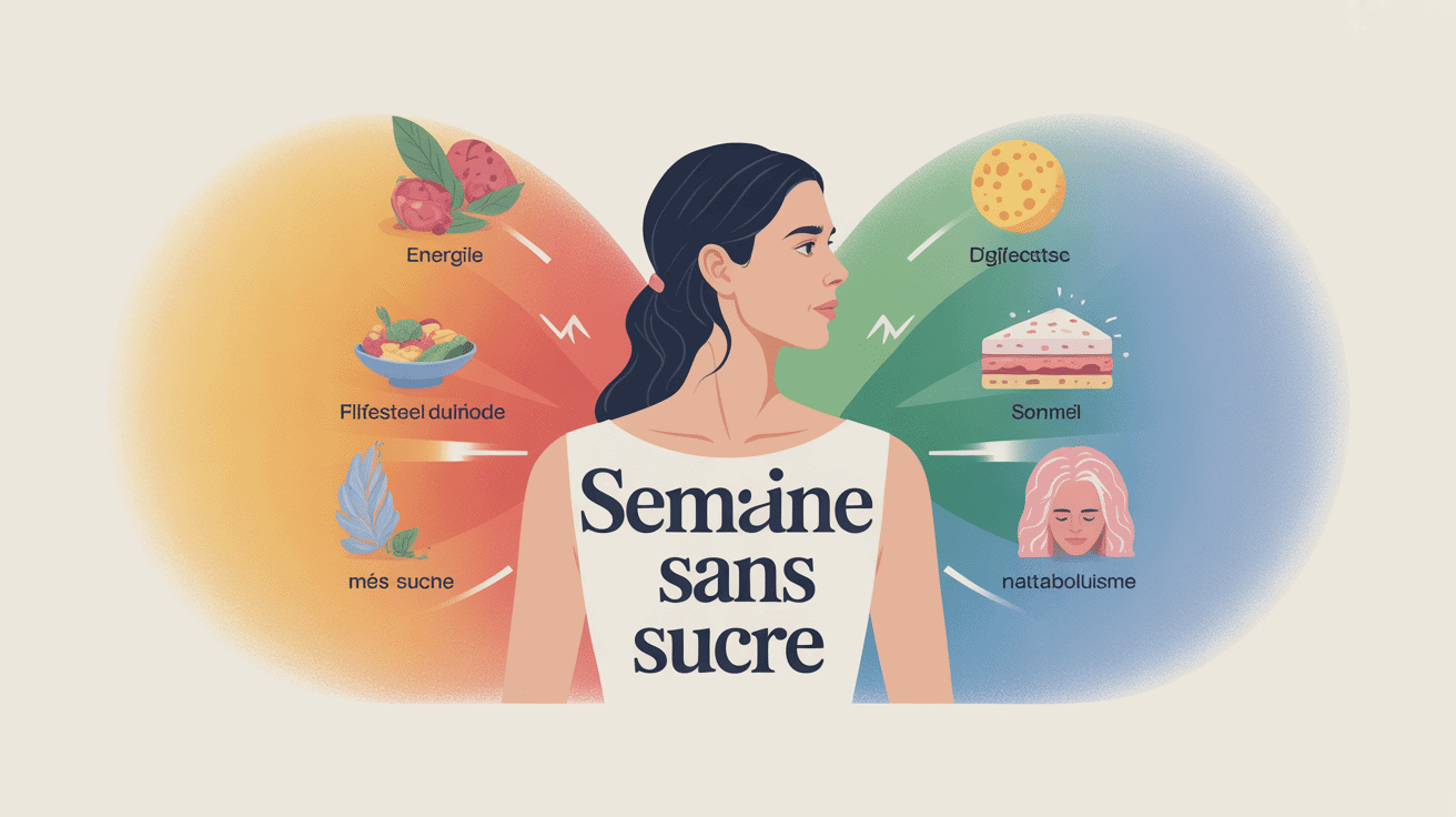 une semaine sans sucre resultat silhouette métabolisme visuel