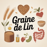 Vertu de graine de lin illustration centrale