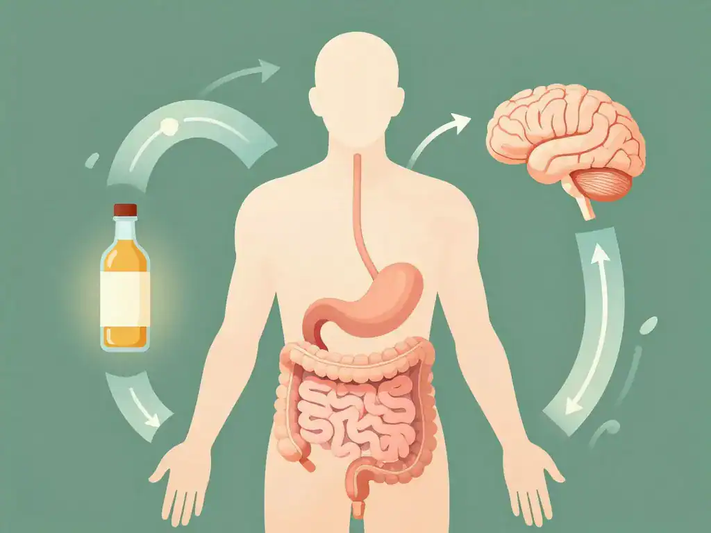 Diagramme vinaigre de cidre stress digestion glycémie