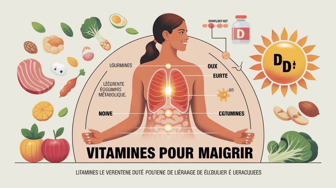 vitamine pour perdre du poids illustration métabolisme et énergie