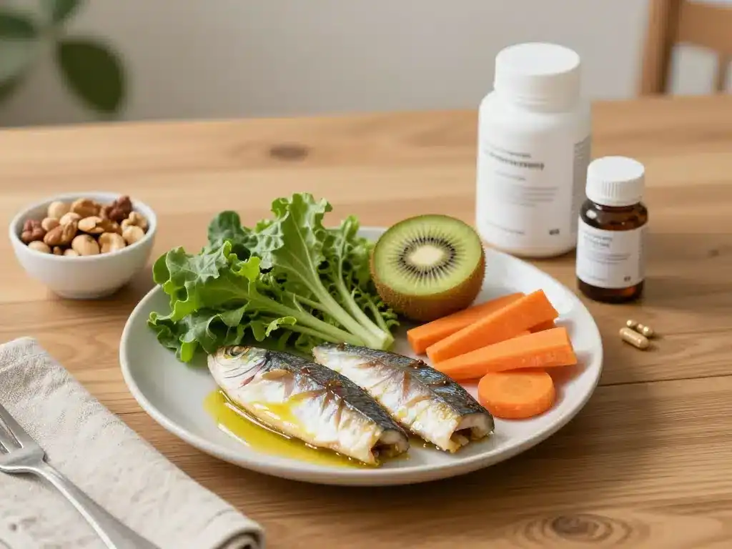 Alimentation et compléments vitamines pour le systeme immunitaire