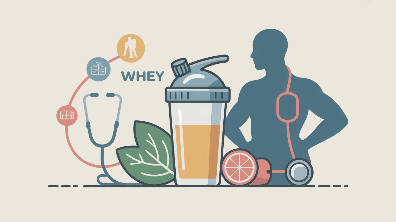 whey proteine avis medical synthese visuelle image principale