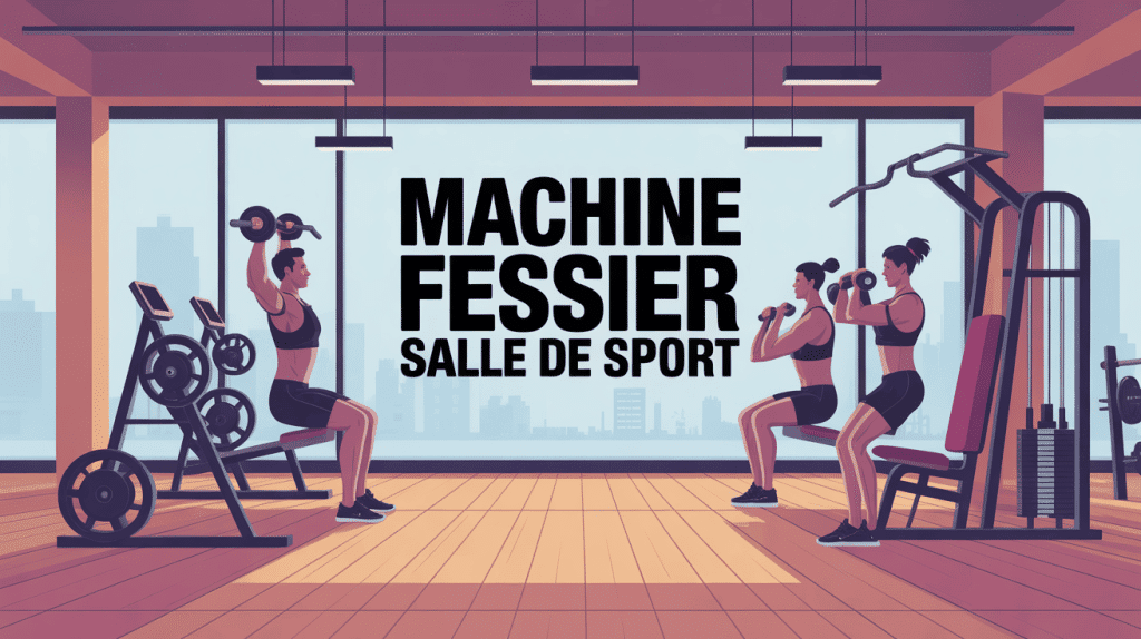 machine salle de sport fessier vue globale