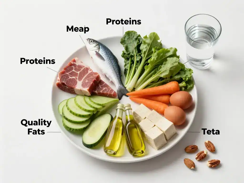 menu pour regime hyperproteine schéma équilibre alimentaire