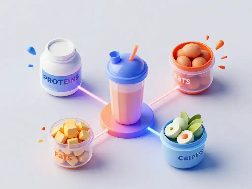 mutant mass mass gainer diagramme nutriments protéines glucides