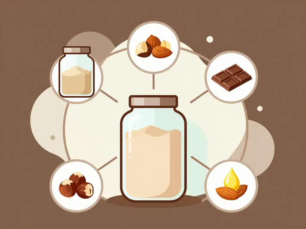 composition pâte a tartiner proteinee nutrition