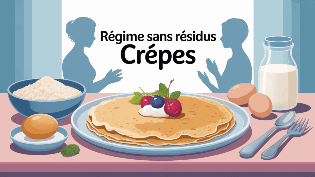 peut on manger des crêpes dans un regime sans residus image principale