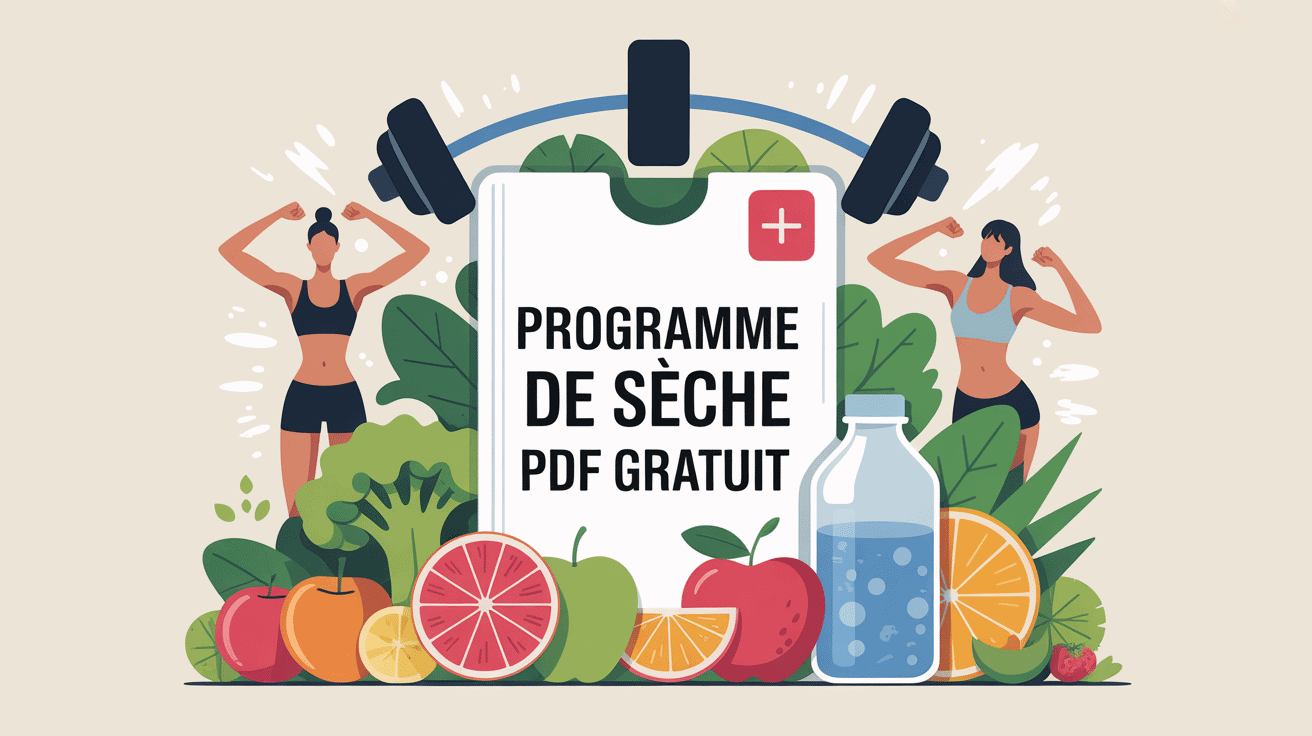 programme seche pdf gratuit illustration motivation nutrition entraînement