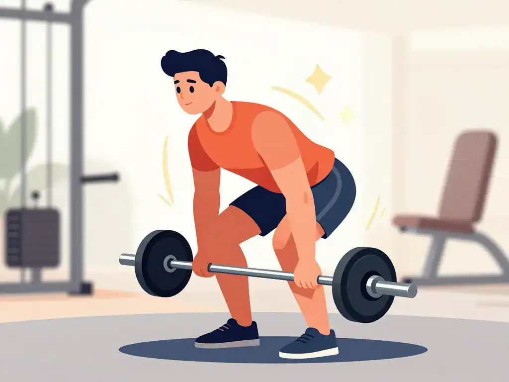 souleve de terre halteres posture execution ideale