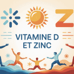illustration synergie vitamine d et zinc