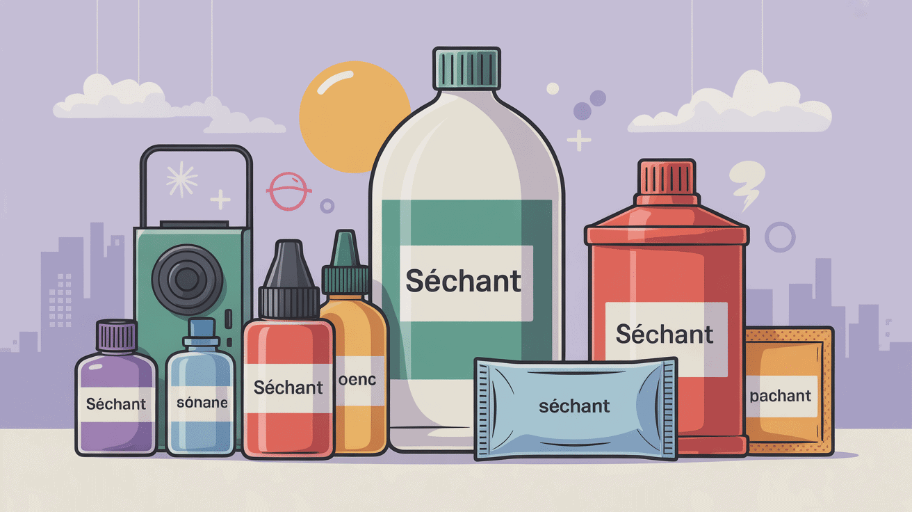 c est quoi un sechant illustration usages principaux