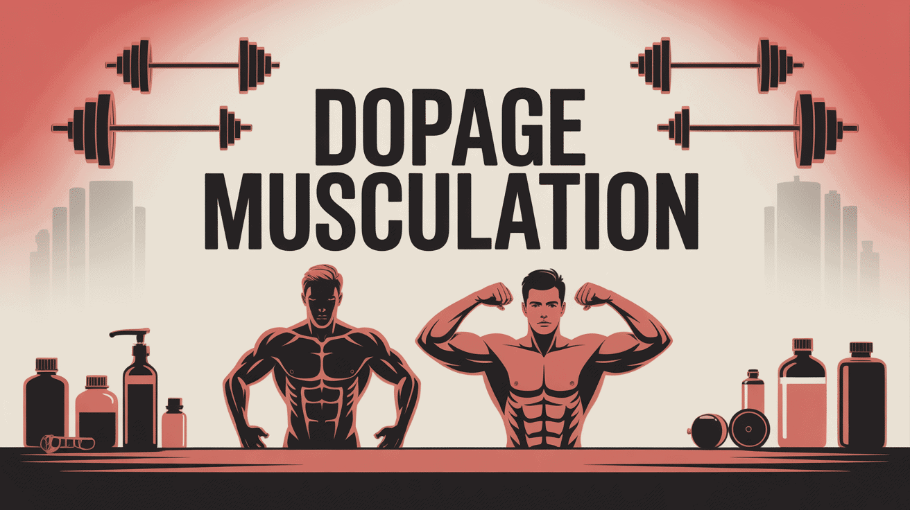dopage pour la musculation visuel central athlète naturel vs dopé