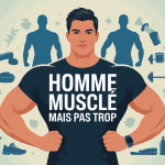 homme muscle mais pas trop équilibre force esthétique vie sociale