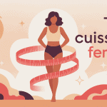 illustration symbolique tour de cuisse femme mètre ruban