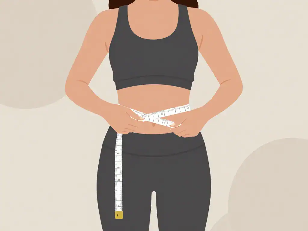 mesurer tour de taille ideal femme 1m60 illustration