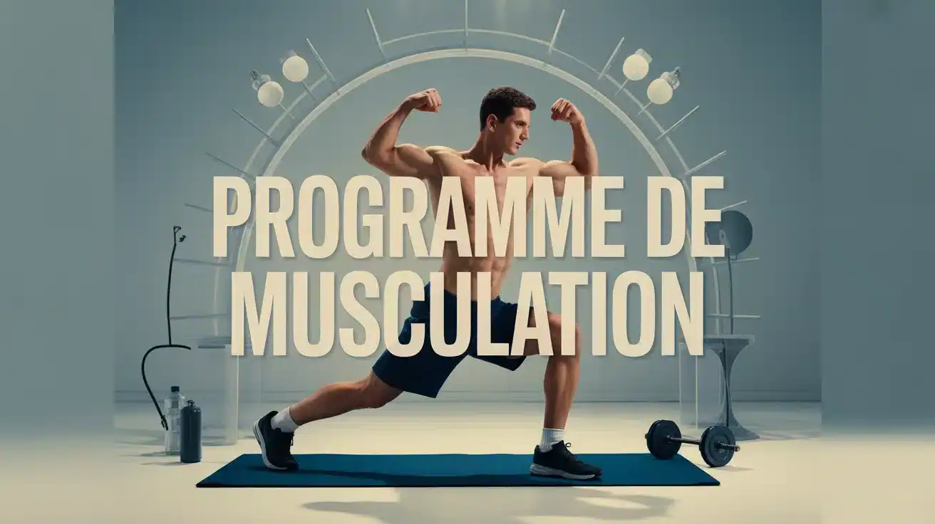 Athlète en séance de musculation programme de musculation