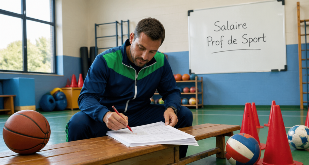Salaire d&rsquo;un professeur de sport : grille indiciaire, primes et leviers d&rsquo;évolution réelle