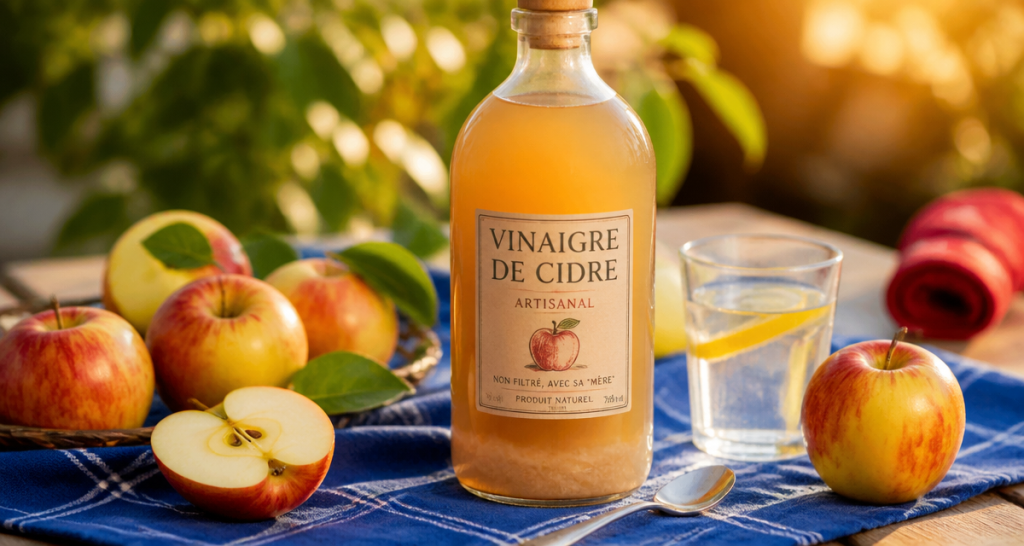 Vinaigre de cidre : bienfaits réels, risques dentaires et dosage optimal