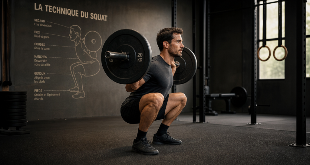 La technique du squat : guide complet pour bien l&rsquo;exécuter