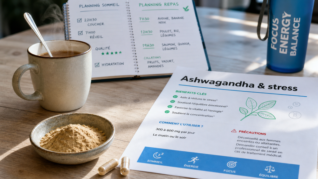 Ashwagandha et perte de poids : un soutien contre le stress, pas un brûleur de graisses