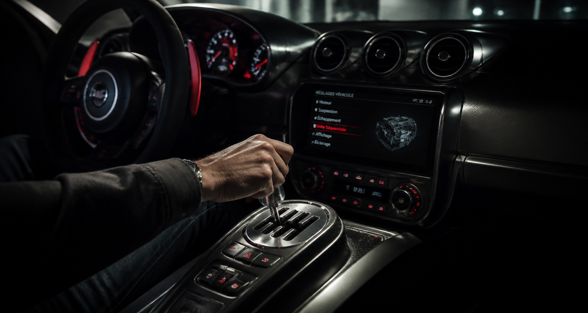boite sequentielle main levier voiture