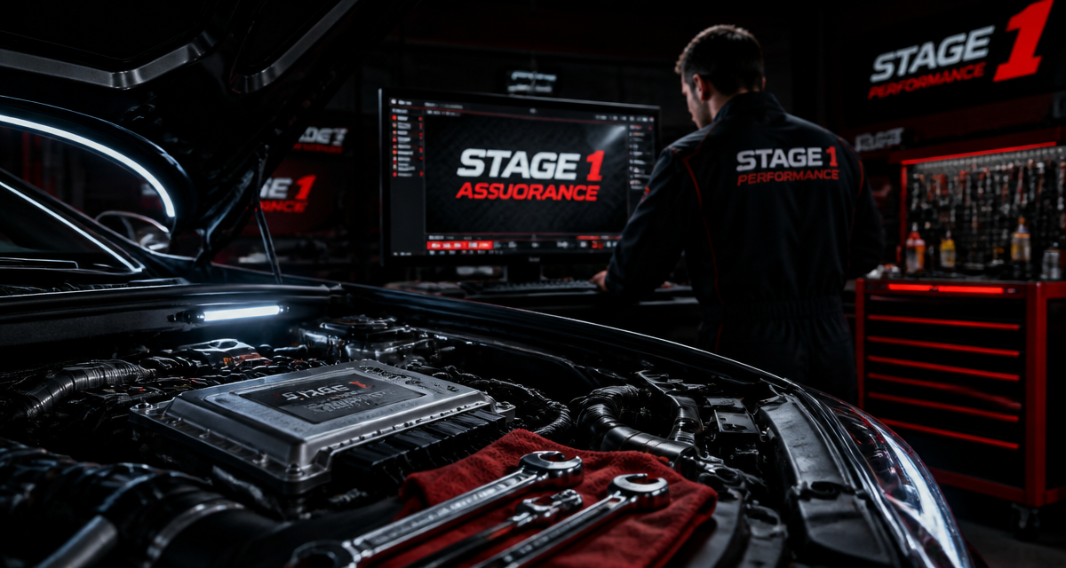 stage 1 voiture assurance ECU garage