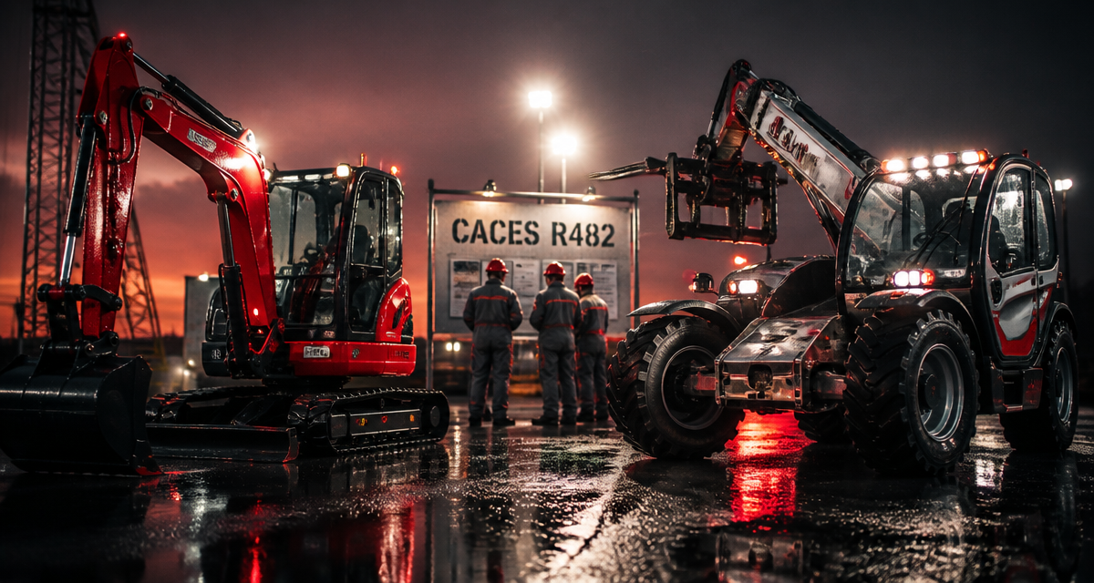 catégorie caces mini-pelle chariot télescopique chantier