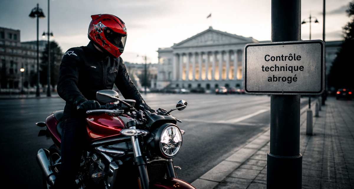 contrôle technique moto portugal motard devant parlement