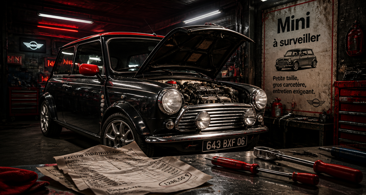 mini cooper modèle à éviter moteur ouvert factures garage