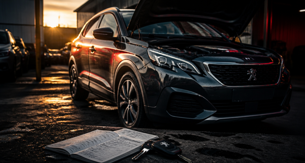 peugeot 3008 modèle à éviter sur parking urbain