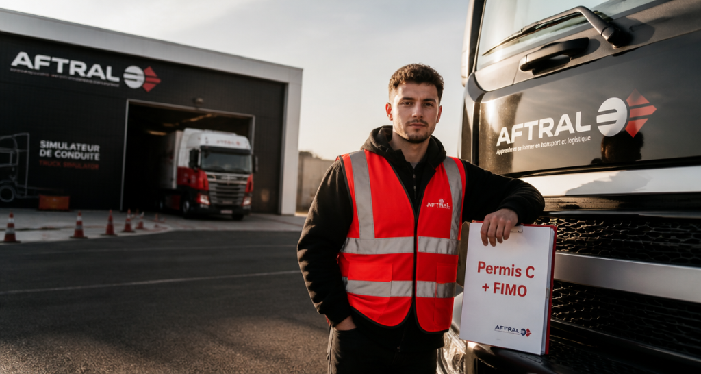 prix permis c + fimo aftral jeune conducteur poids lourd