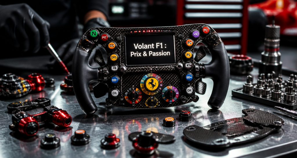 volant f1 prix sur établi avec pièces détachées
