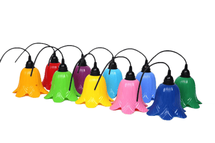 AĞAÇ FENERİ 10ADET KARIŞIK RENK