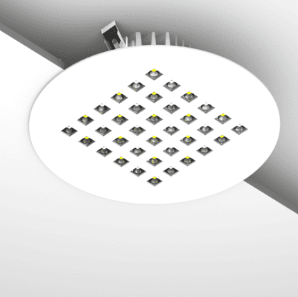 36 LEDLİ 55W YUVARLAK KUYUMCU PIRLANTA AYDINLATMA