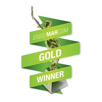 2022 MarCom Gold Winner logo