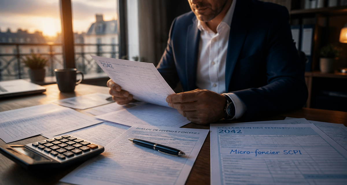 micro foncier et scpi documents fiscaux