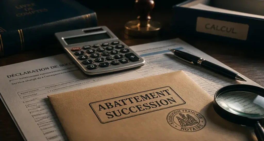 Succession abattement : calcul des droits selon lien de parenté
