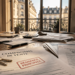 taxe vente residence principale salon compromis clés