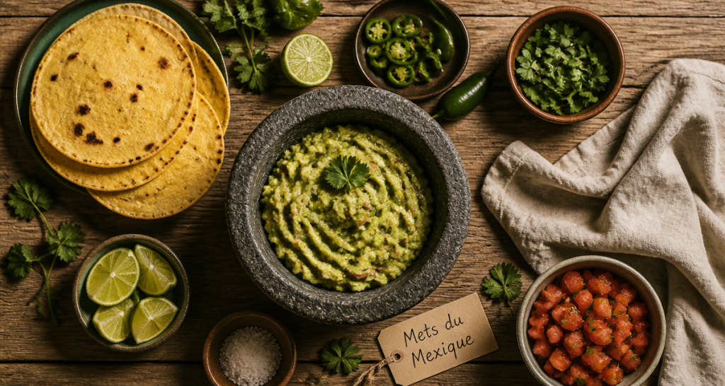 mets du mexique en 9 lettres guacamole tortillas