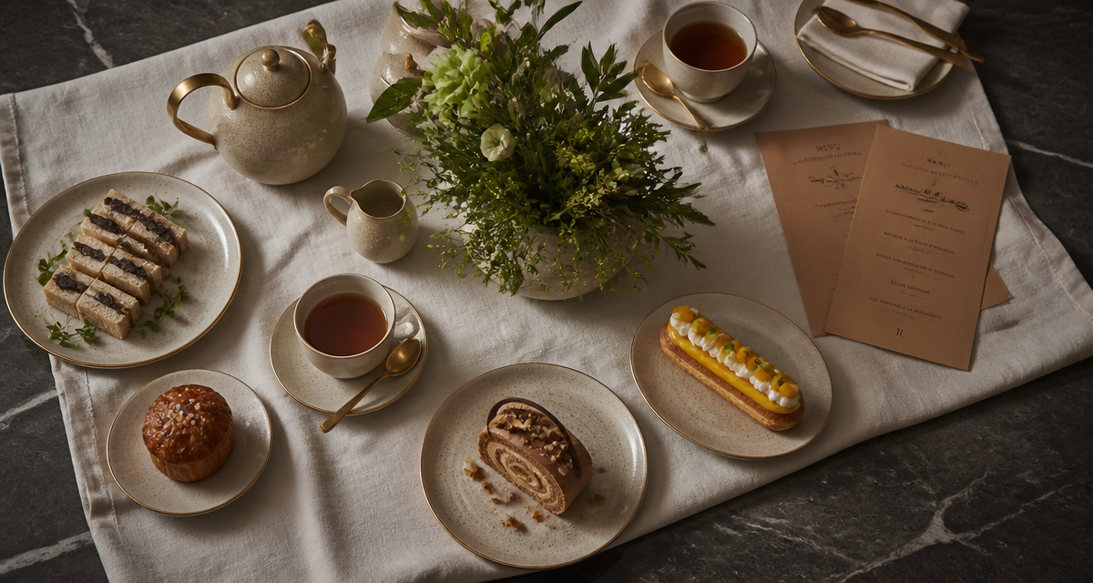 plaza athénée tea time table marbre