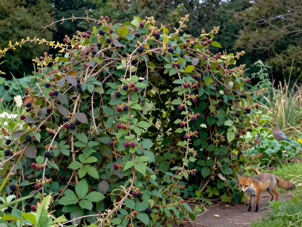 Image bramble rôle écologique biodiversité jardin