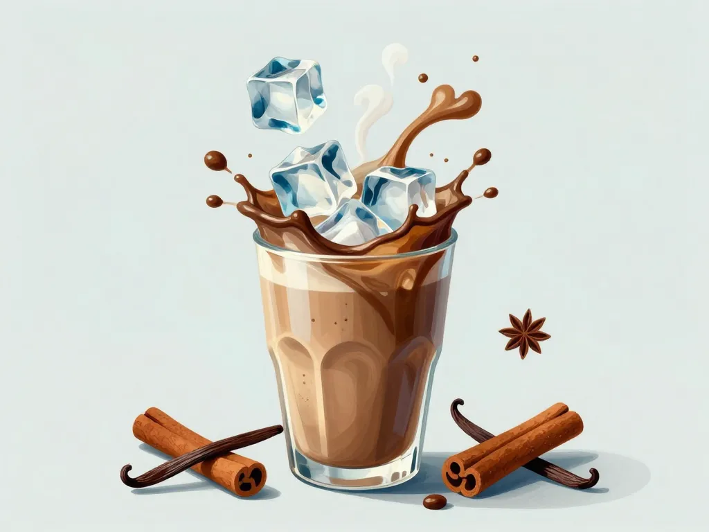 glaçons et arômes personnalisés frappé café style barista