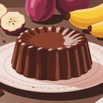 gateau chocolat banane moelleux avec morceaux de chocolat et bananes mûres