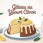 gateau yaourt citron décor familial chaleureux
