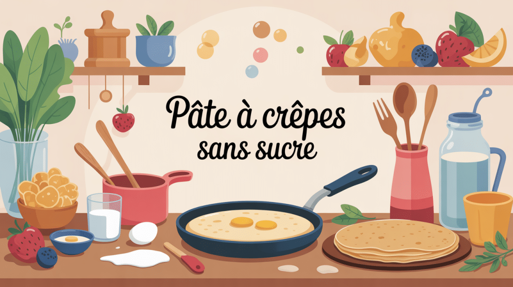 pâte à crêpes sans sucre cuisine familiale ambiance chaleureuse